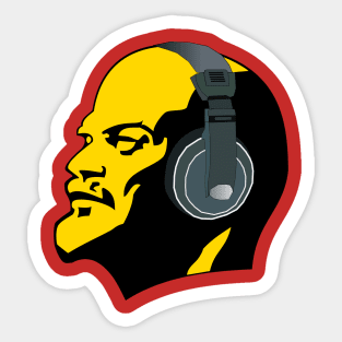 Lenin music Sticker